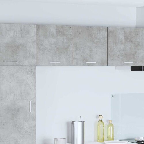 Viseći ormarić 2 pcs Beton siva i bijela 40 x 31 x 40 cm Cijene