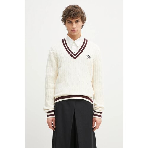 Fred Perry Pulover za mu&amp;scaron;karce, boja: bež, K9722.560 Slike