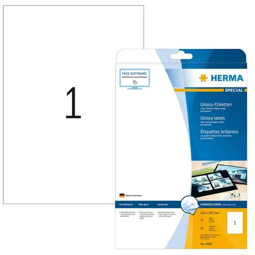 Herma Etikete superprint, 210x297 mm, 25/1 HER4909