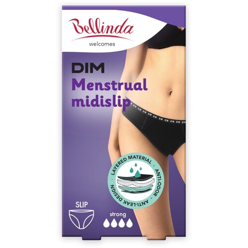 Bellinda MENSTRUAL SLIP STRONG - Night and daily menttruction panties - black Slike