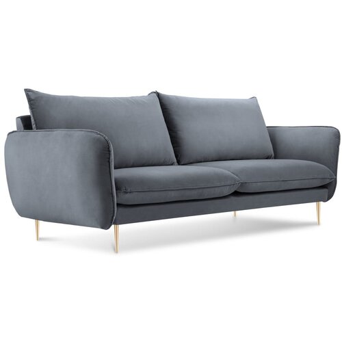 Cosmopolitan Design Siva žametna zofa Florence, 160 cm Cene