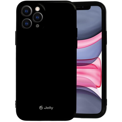  Gumijasti / gel etui Jelly Case za Apple iPhone 12 / 12 Pro (6.1") - črni Cene