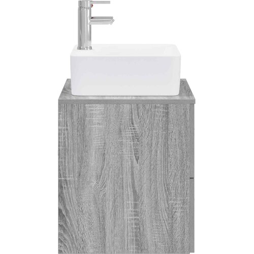  Set namje&amp;scaron;taja za kupaonicu Siva Sonoma Konstruirano drvo 62.5 x 44.5 x 50 cm Slike