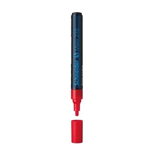 Schneider maxx 270 permanentni marker okrugli vrh - odaberite boju crvena ( 196347 ) Slike