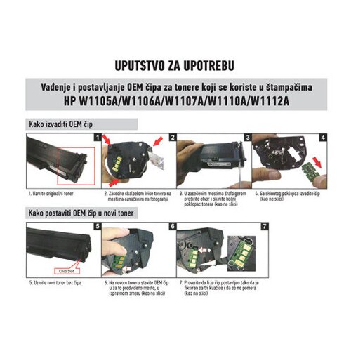Budget hp toner M107A/ M107W/MFP135A/ MFP135W/MFP137fnw ( W1106A no chip ) W1106A no chip Cene