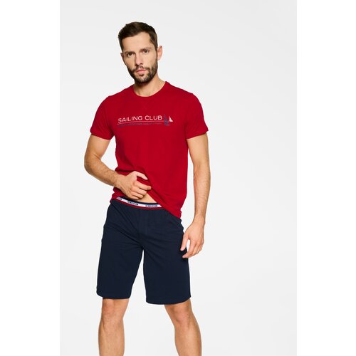 Henderson Pacific Pajamas 39739-33X Red-Navy Red-Navy Slike