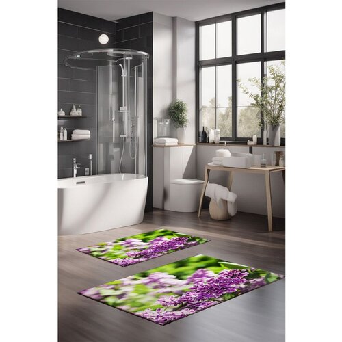  CT-5143 multicolor bathmat set (2 pieces) Cene