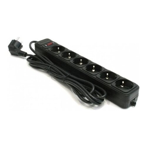 Gembird kabl protektor SPG6-B-6 6mesta 1.8m black 3x1,5 Slike
