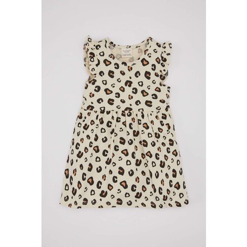 Defacto Baby Girl Patterned Sleeveless Dress Cene