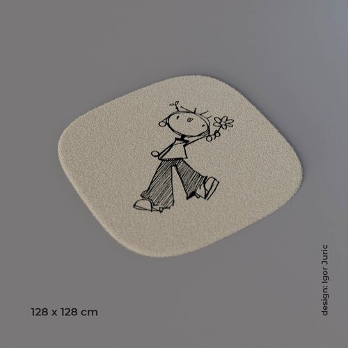  Tepih Dječji Girl 128 x 128 cm Cijene