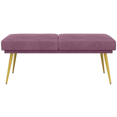  Klupa s dvostrukim slojem Ljubičasta 120 x 45 x 46 cm Bar&amp;scaron;un Slike