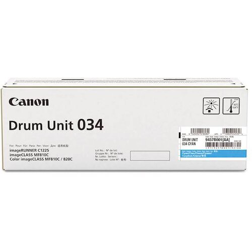 Canon boben 034C (9457B001AA) (modra), original Slike