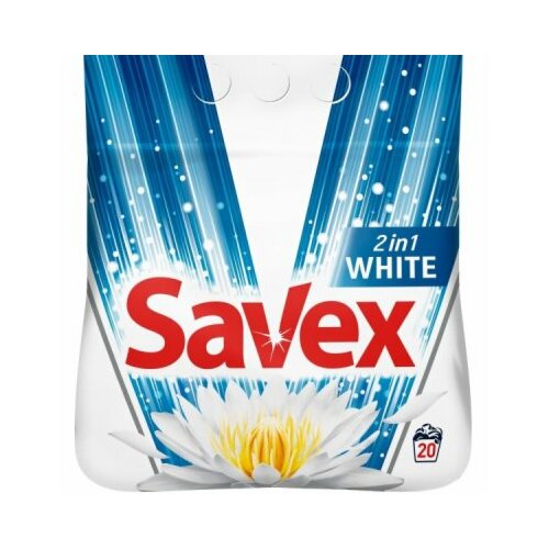 Savex deterdžent za veš 2in1 white 2KG Slike