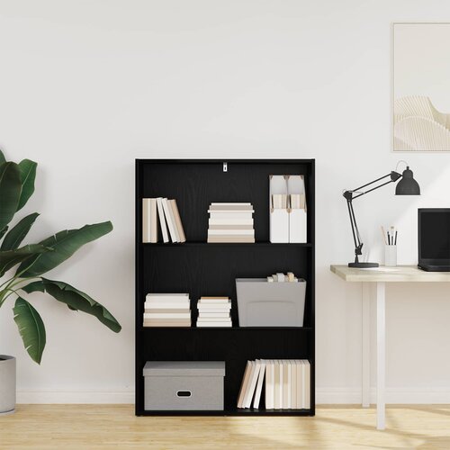  Polica Crni hrast 80 x 30 x 114 cm Konstruirano drvo Cene
