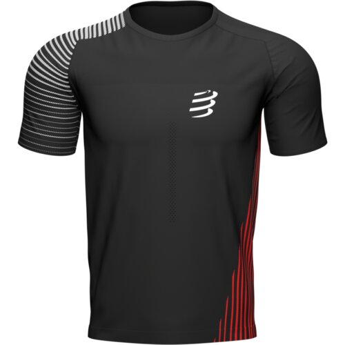  Majica Compressport Performance SS T-shirt Black/Red - S Cijene