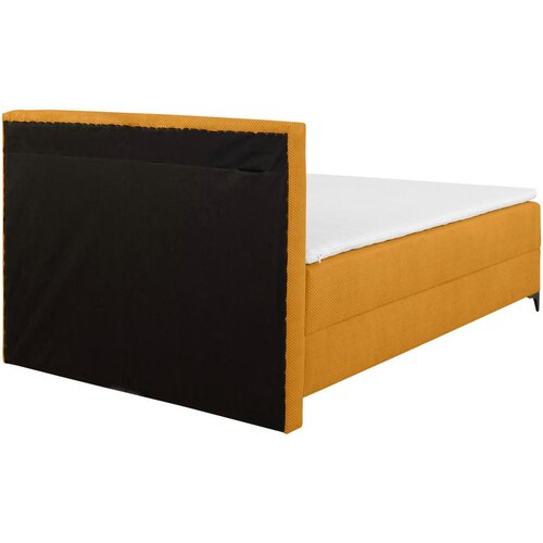 M&amp;ouml;max Postelja Z Vzmetnico Jerry, Gorčično Rumena, 100x200 Slike