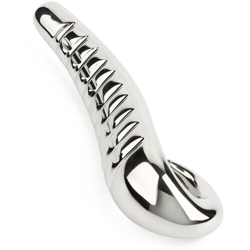 Mr. Steel Devil&amp;#039;s Tongue Dildo Silver Slike