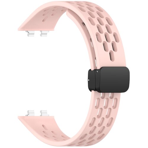 INF Zamenjava/kompatibilni deli – Huawei perforiran silikonski pašček z zložljivim zapenjalom za Band 11, 11 NFC, 11 Pro, 11 Pro NFC Pink, (5000264389) Cene