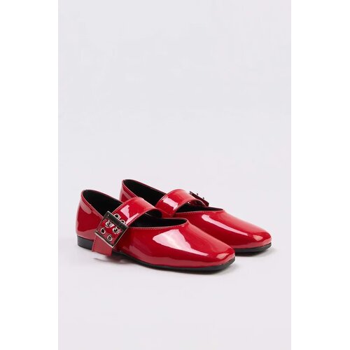 Trendyol Shoes Ženske baletanke Takss26Be00001, Crvene Cene