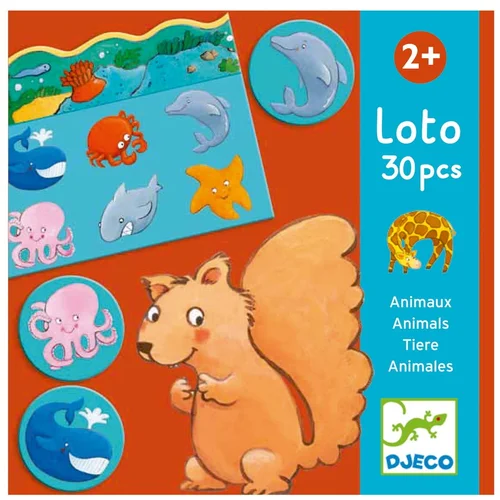 Djeco dječja loto igra Animals