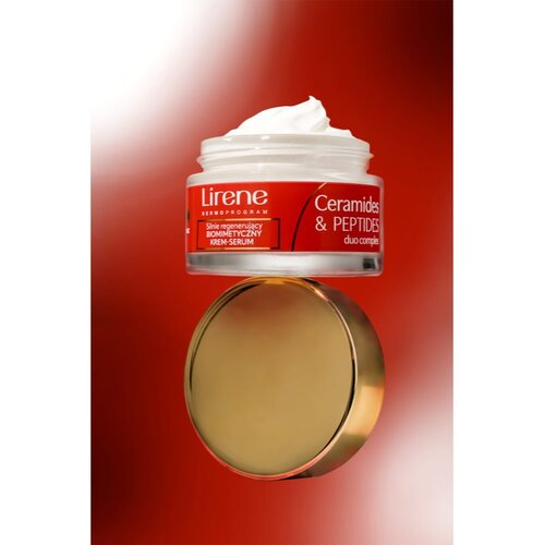 Lirene Ceramides &amp;amp; Peptides Duo Complex obnovitvena nočna krema z regeneracijskim učinkom 50 ml Slike