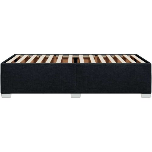 VidaXL Okvir za krevet crni 90x190 cm od tkanine Slike
