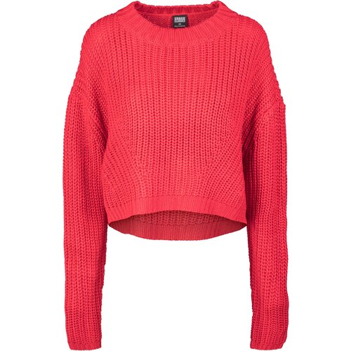 Urban Classics Women's wide oversize sweater in fiery red color Slike