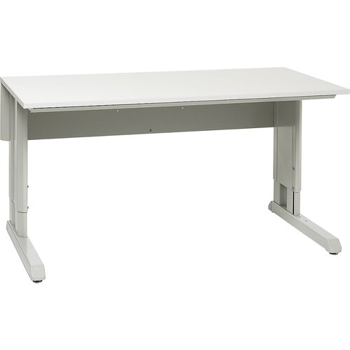 Treston Delovna miza CONCEPT, mizna plo&amp;scaron;ča ESD, ročno nastavljanje vi&amp;scaron;ine, &amp;Scaron;xG 1500 x 750 mm Slike
