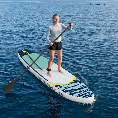  Inflatabilna Daske za Stajanje APEX 305 x 76 x 15 cm Plava za Cene