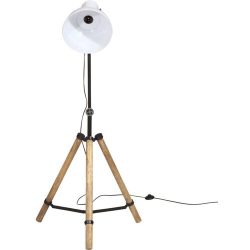  Stoječa svetilka 25 W bela 75x75x90-150 cm E27 Slike