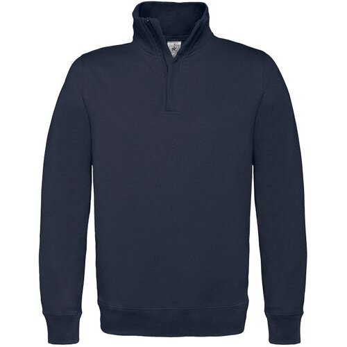  MAJICA DUGI RUKAVI ZIP B&C ID.004 280G TAMNO PLAVA S!! Cene