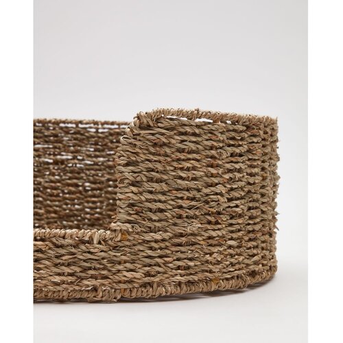 Kave Home podloga za hi&amp;scaron;ne ljubljenčke iz morske trave v naravni barvi 45x80 cm fliicker Slike