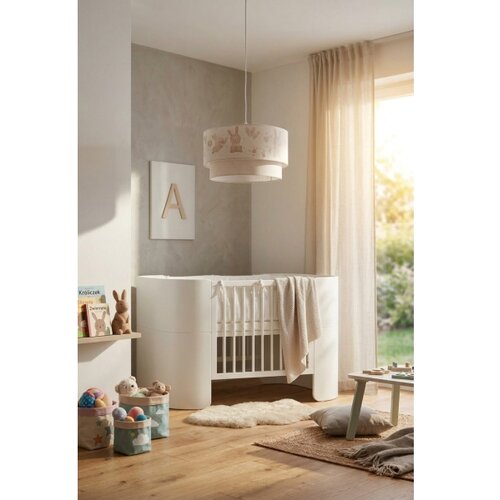  Brilagi - LED dečiji luster na sajli BOBO 1xE27/10W/230V prečnik 35 cm bela/zečići Slike