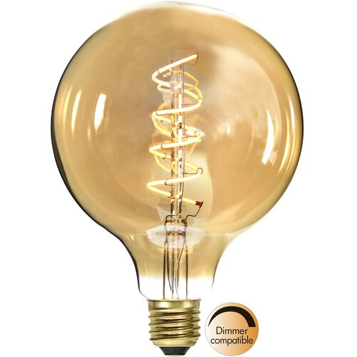 Star Trading Filament zatemnitvena žarnica s toplo svetlobo z žarnico E27, 3 W Spiral Filament &amp;ndash; Slike