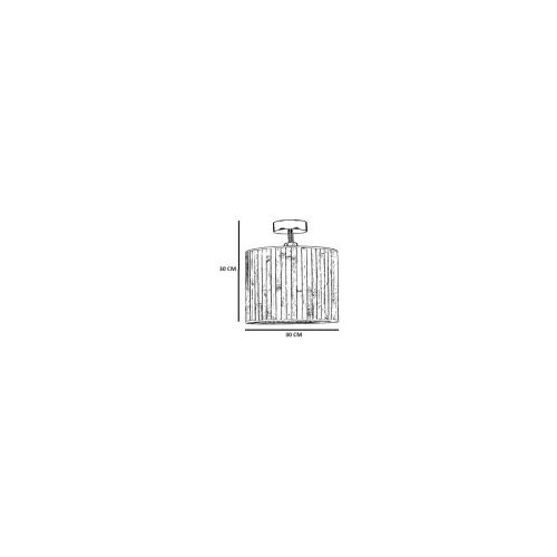 Opviq luster Hasir Rattan, 30 cm, IP20 Cijene