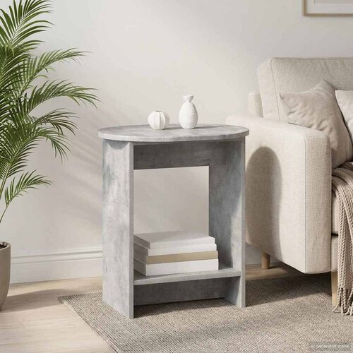  Bocni stol Betonska siva 50 x 39,5 x 55 cm Konstruirano drvo Cijene