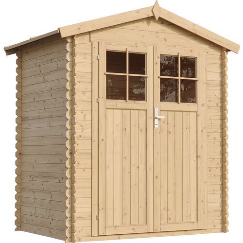 Timbela Lesena vrtna lopa - 136x196xH218 cm/1,98 m2 - Vrtna hi&amp;scaron;a s podi - M367F+M367G, (21823619) Slike