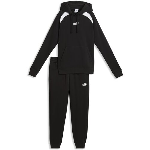 Puma Ženska komplet trenerka Hooded Sweat Suit Fl Cl, 693994-01, Crna Slike