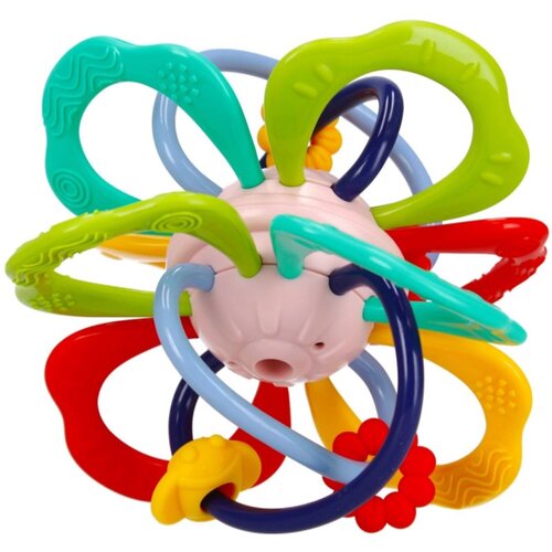 BamBam Sensory Ball grizalo z ropotuljico 6m+ 1 kos Cene
