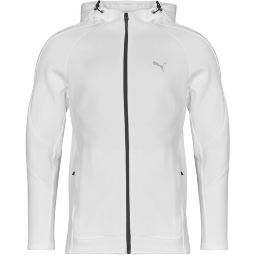 Puma Športne jope in jakne EVOSTRIPE FULL ZIP HOODIE Bela Cene