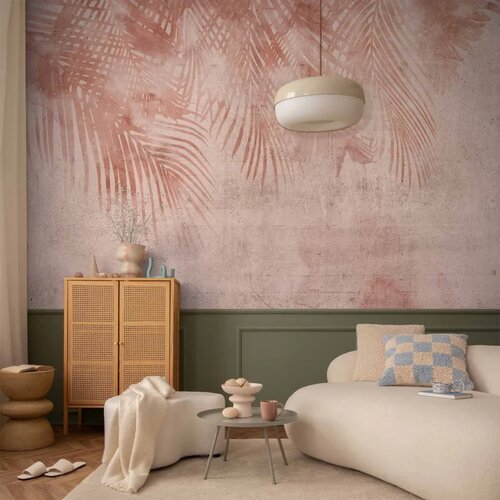  Foto tapeta - Pink Palm Trees 300x210 Cene