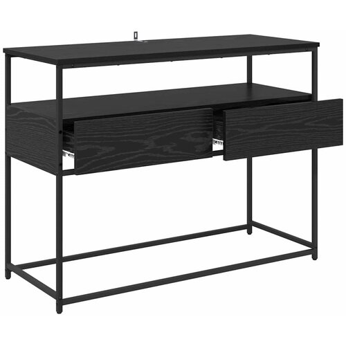  Konzolna stolica Crni hrast 100 x 40 x 75 cm Konstruirano drvo Slike