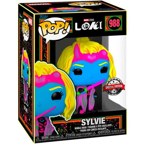 Funko POP figure Marvel Loki Silvye Black Light Exclusive Slike