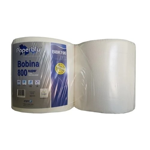 Paperblu Super Bobina 800 papirni ubrus beli 2sl (2 rolni) ( BI8K190 ) Cene