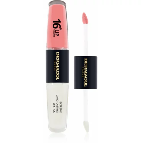 Dermacol 16H Lip Colour Dolgoobstojna šminka in sijaj za ustnice odtenek 1 2x4 ml