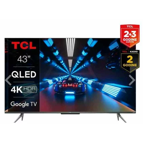 Tcl QLED TV 65" 65C735, Google TV