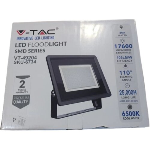 V-tac LED REFLEKTOR 200W SMD 6500K 17600Lm, 400x33x333mm, 3KG, VT6734 Cene