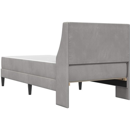  Okvir kreveta s madracem Svijetlo siva 100 x 200 cm Bar&amp;scaron;un Slike