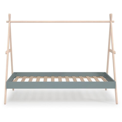 Marckeric Zeleni/u prirodnoj boji dječji krevet od masivnog bora u obliku kućice 90x200 cm Trufa &amp;ndash; Slike