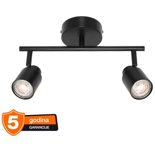 Osram PRIMAL crna spot lampa 2xGU10 Slike